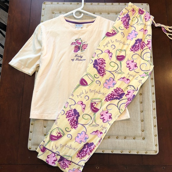 Pajama Gram Other - Pajama gram wine pajamas.